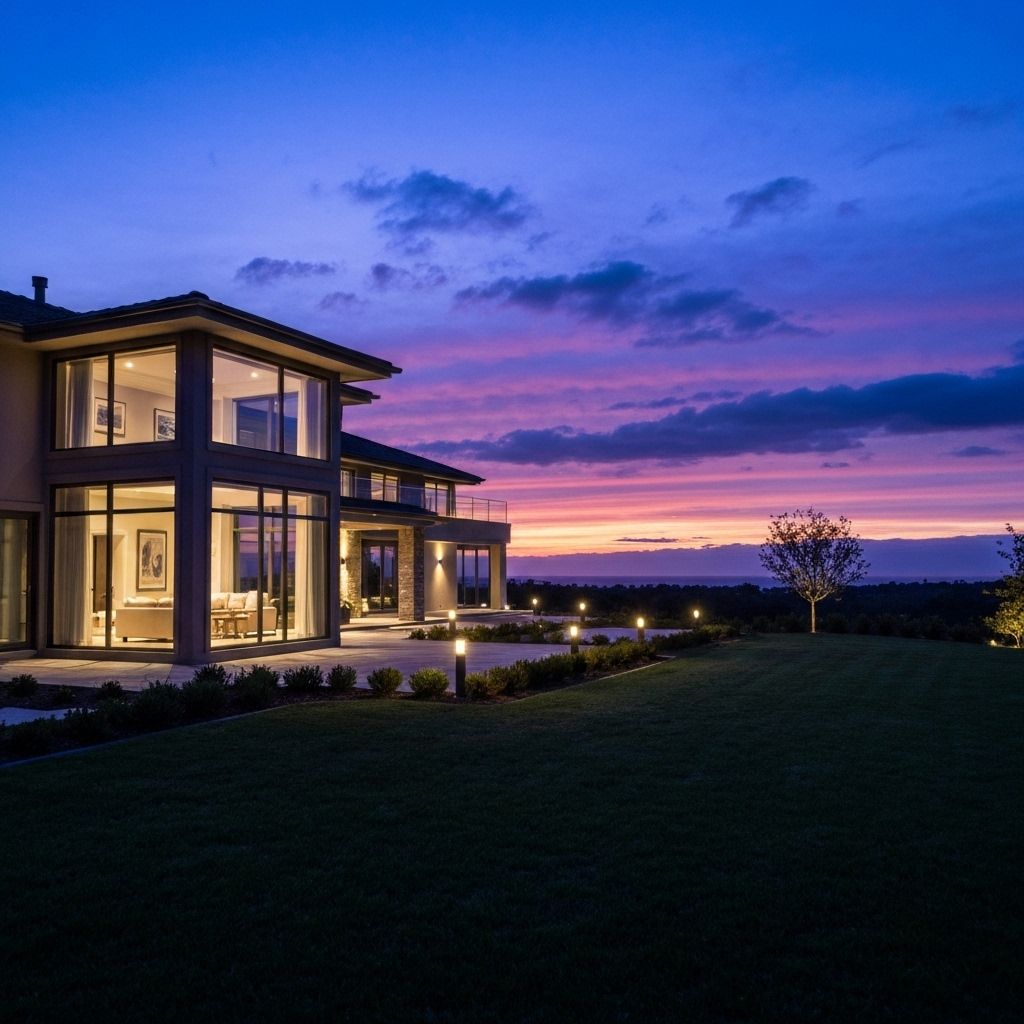 Blue Hour, Best Hour: Real-Estate Photography That Sells